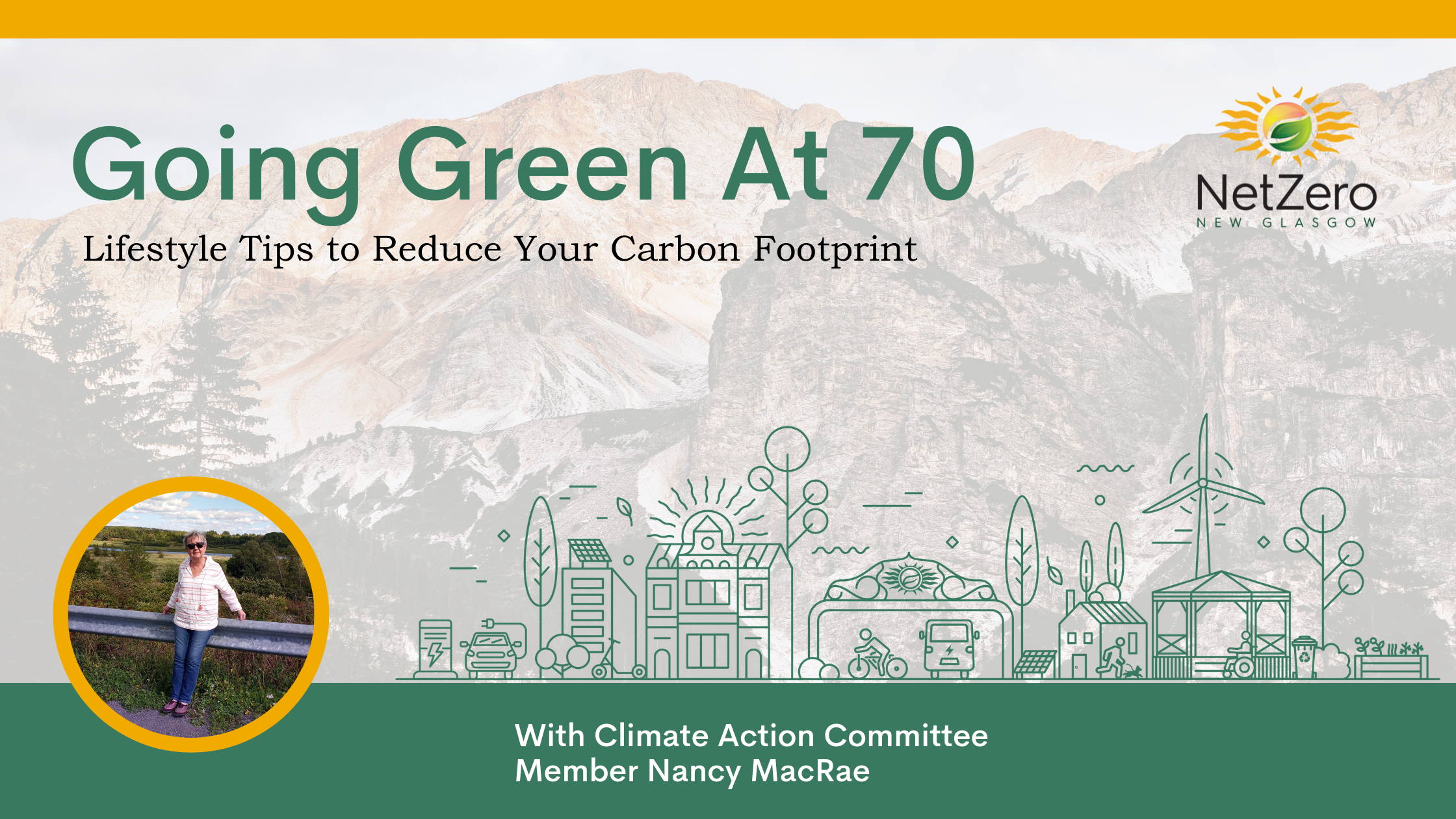 Going Green at 70 Blog Posts carbon foot print
