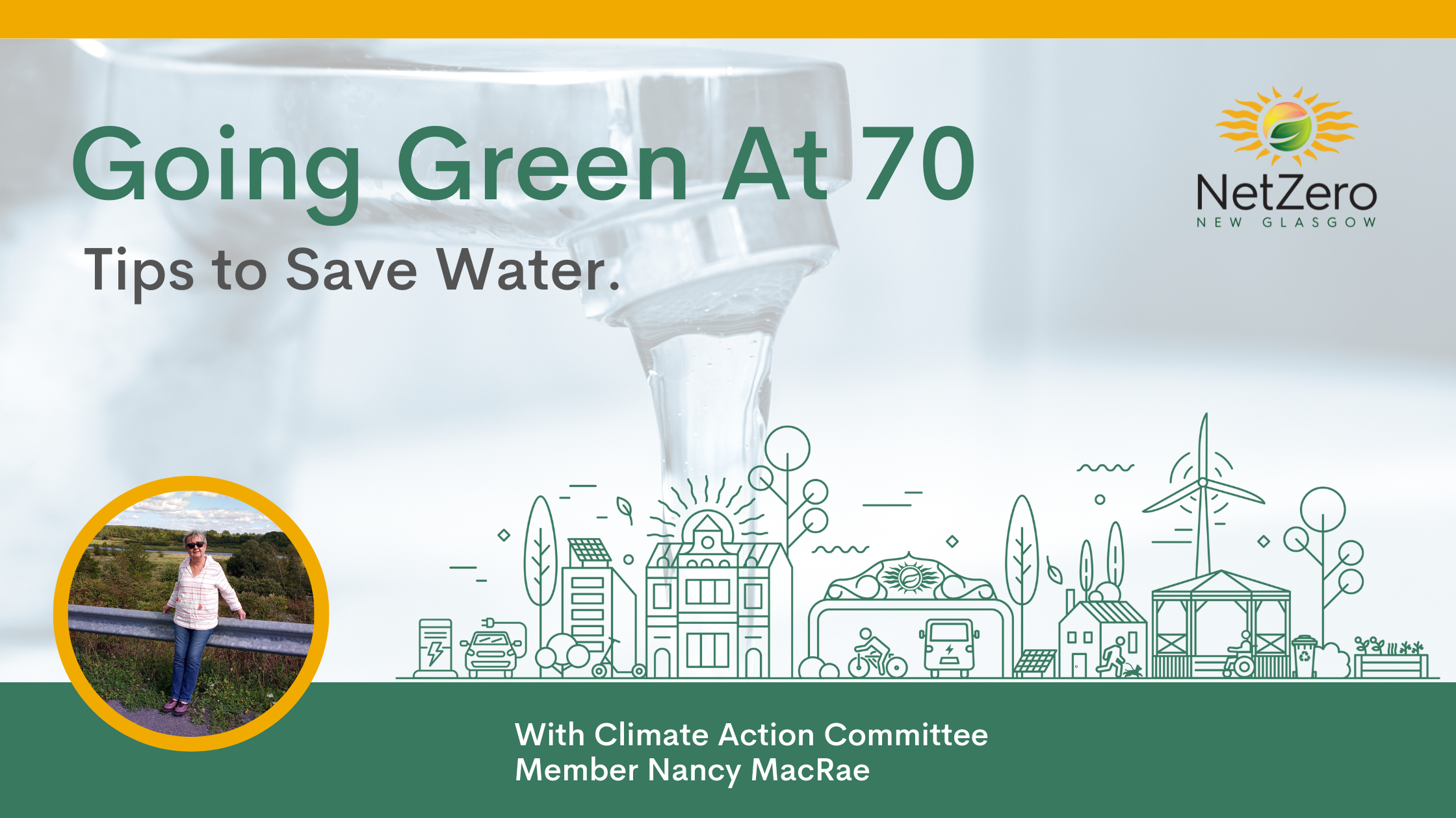 Going Green at 70 Blog Posts tips to save water