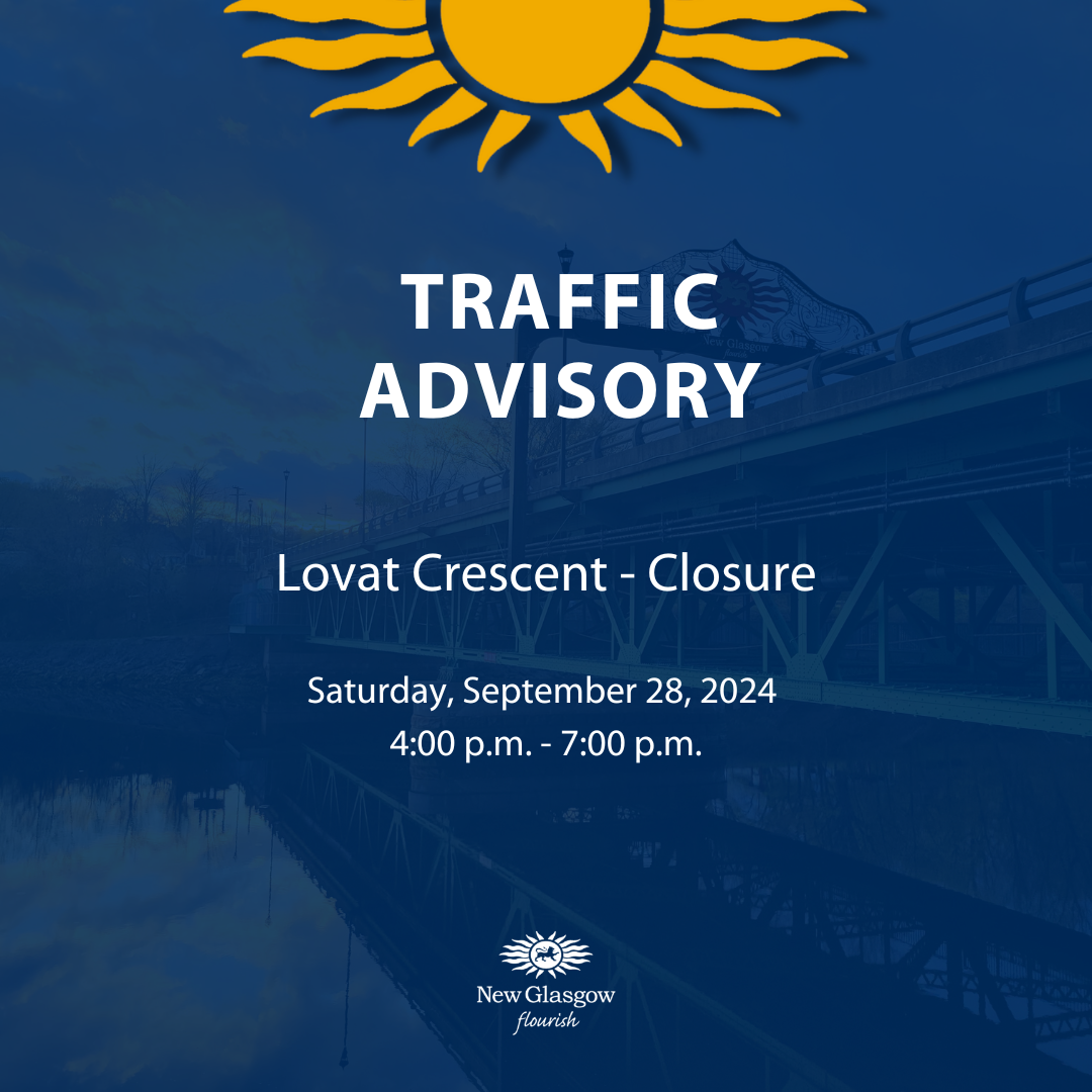 Traffic Advisory Sept 28 2024 Lovat Crescent