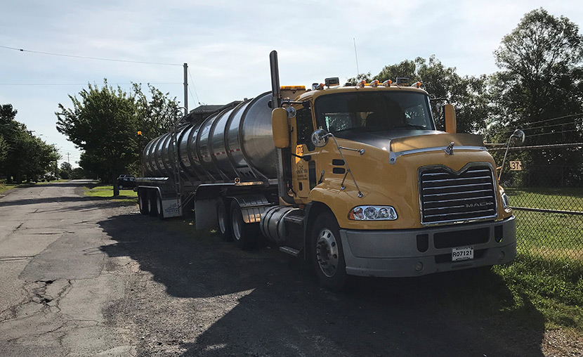 tanker supplied by TIR to town of Pictou during the low water pressure period REMO