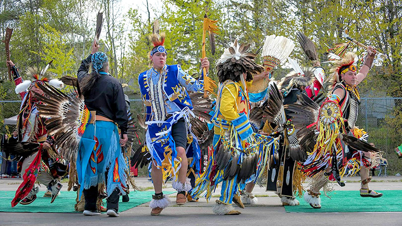 Mi'kmaq dance ceremony